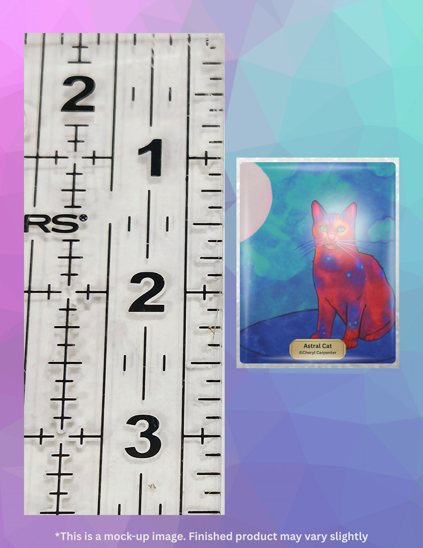 Astral Cat by ©Cheryl Carpenter Limited Edition Coverminder