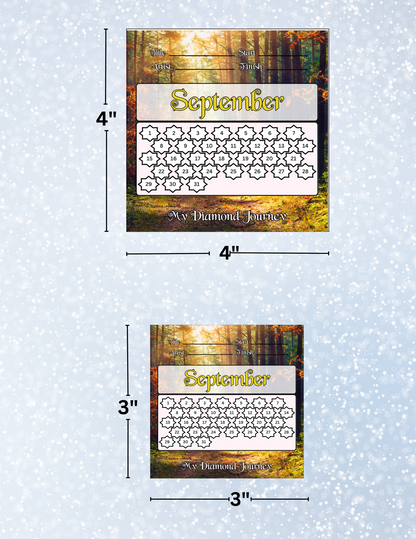 "Tracking Calendar Combo Pack" Decorative Diamond Painting Release Papers