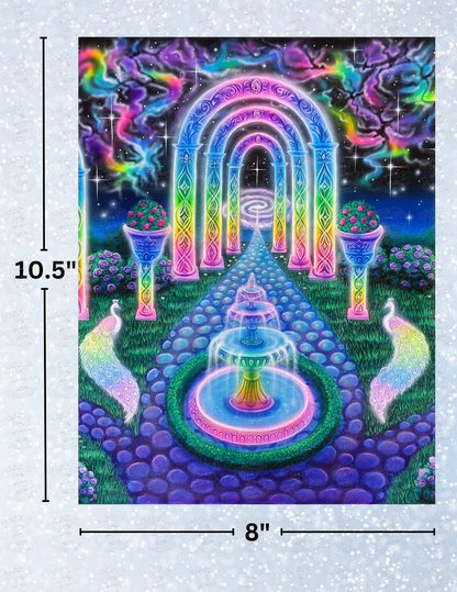 "Cosmic Garden" by Becca Tindol Decorative Diamond Painting Release Papers