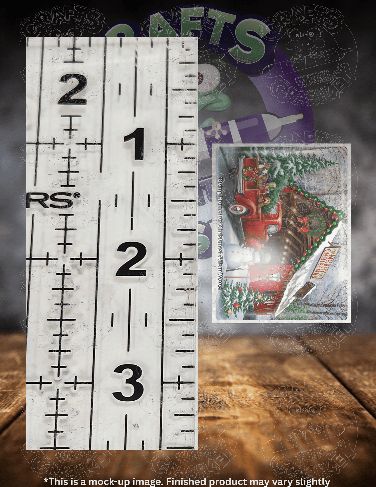 "Going Home for Christmas" by ©Tom Wood Premium Accessories for Diamond Painting