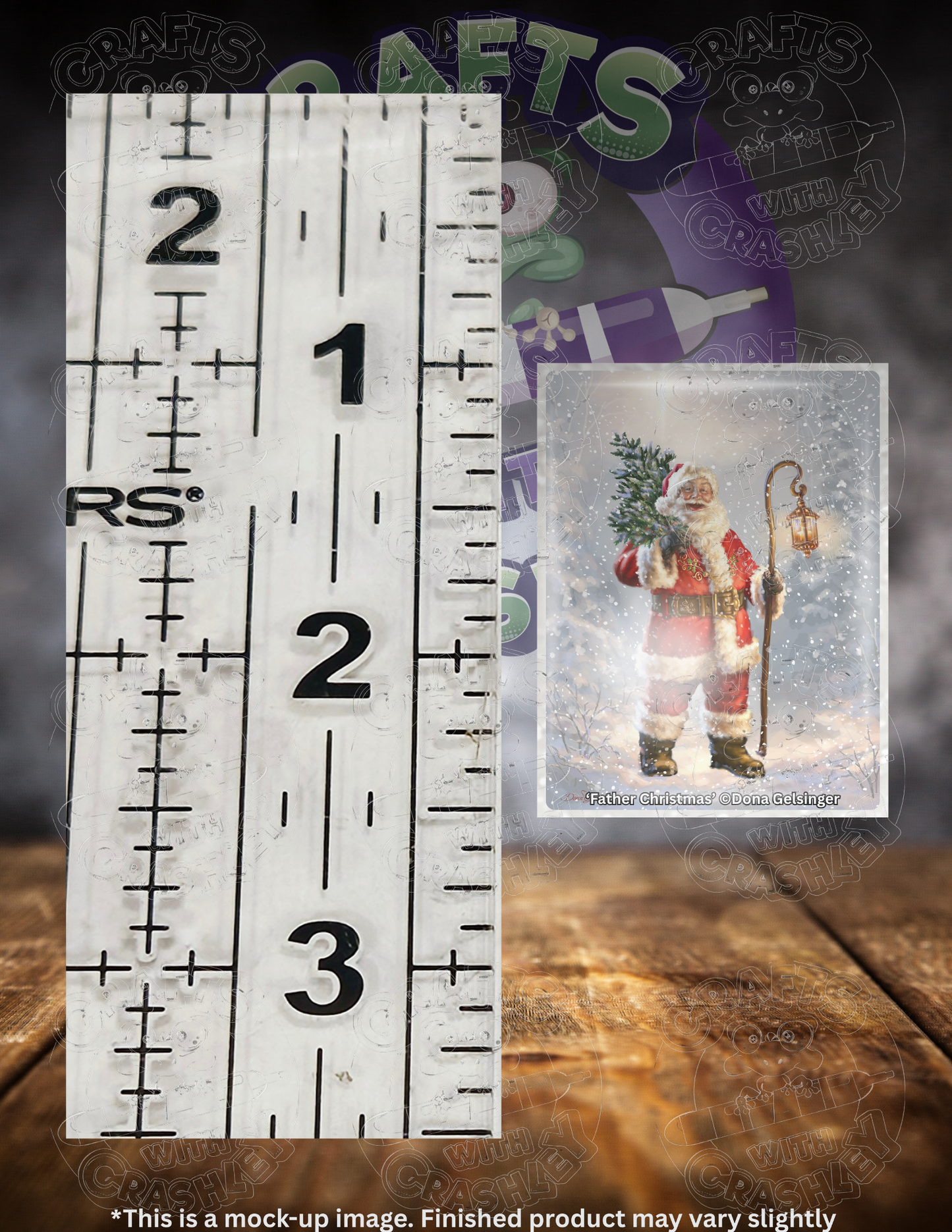 "Father Christmas" by ©Dona Gelsinger Premium Accessories for Diamond Painting