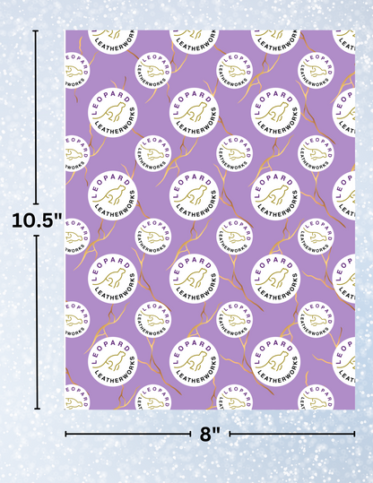 "Leopard Leatherworks 1" Decorative Diamond Painting Release Papers