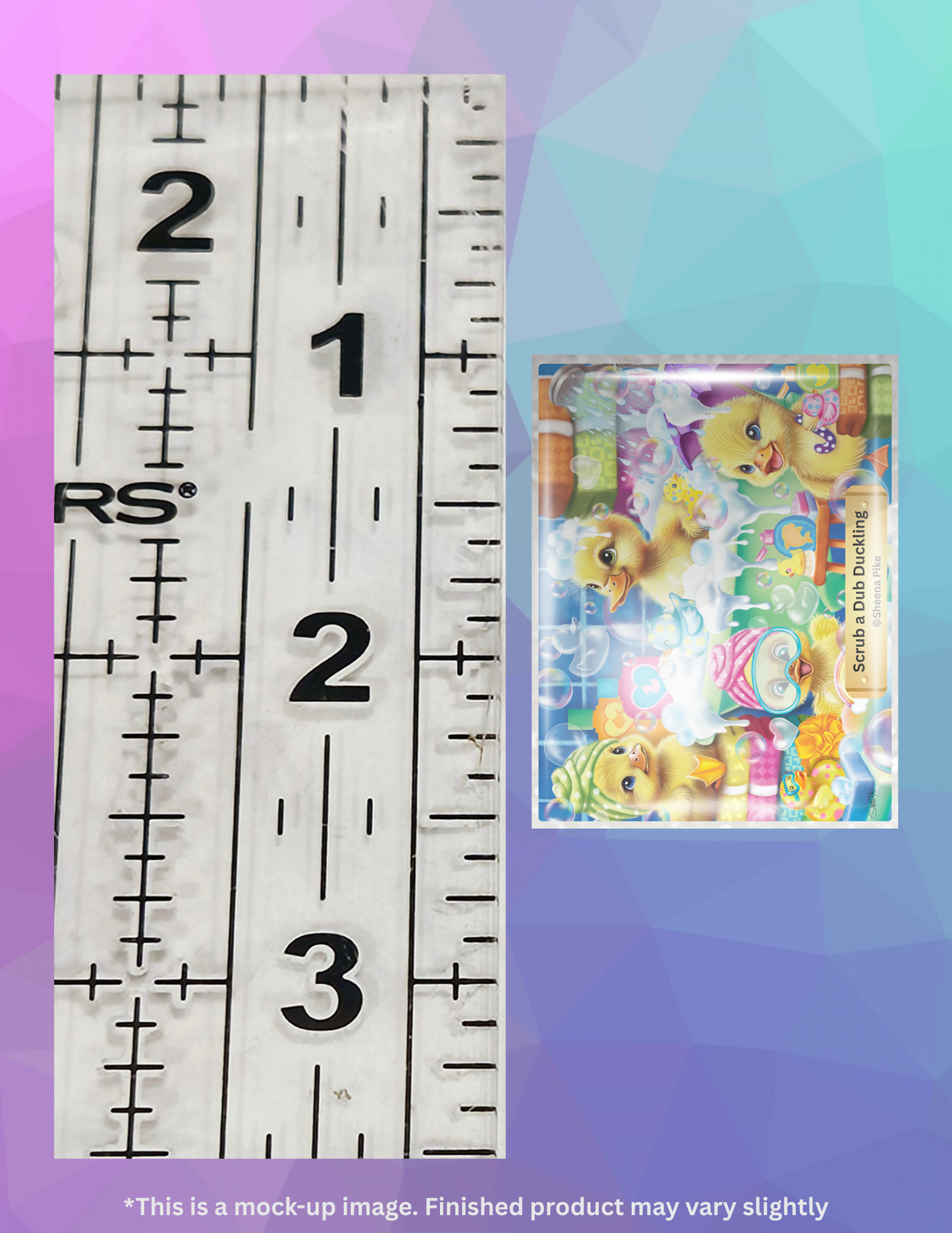 Scrub a Dub Duckling By ©Sheena Pike Limited Edition Coverminder