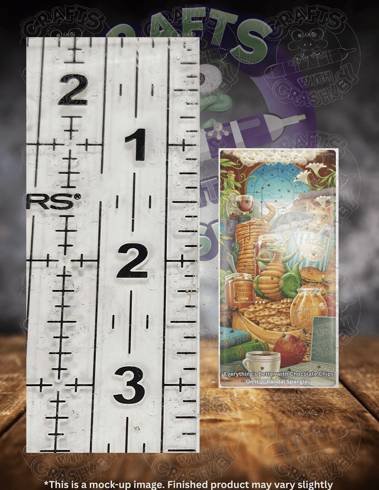 "Everything's Better with Chocolate Chips" by ©Randal Spangler Premium Accessories for Diamond Painting