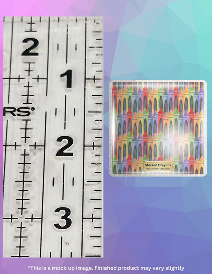Stacked Crayons by ©Sara Anne Creations Limited Edition Coverminder
