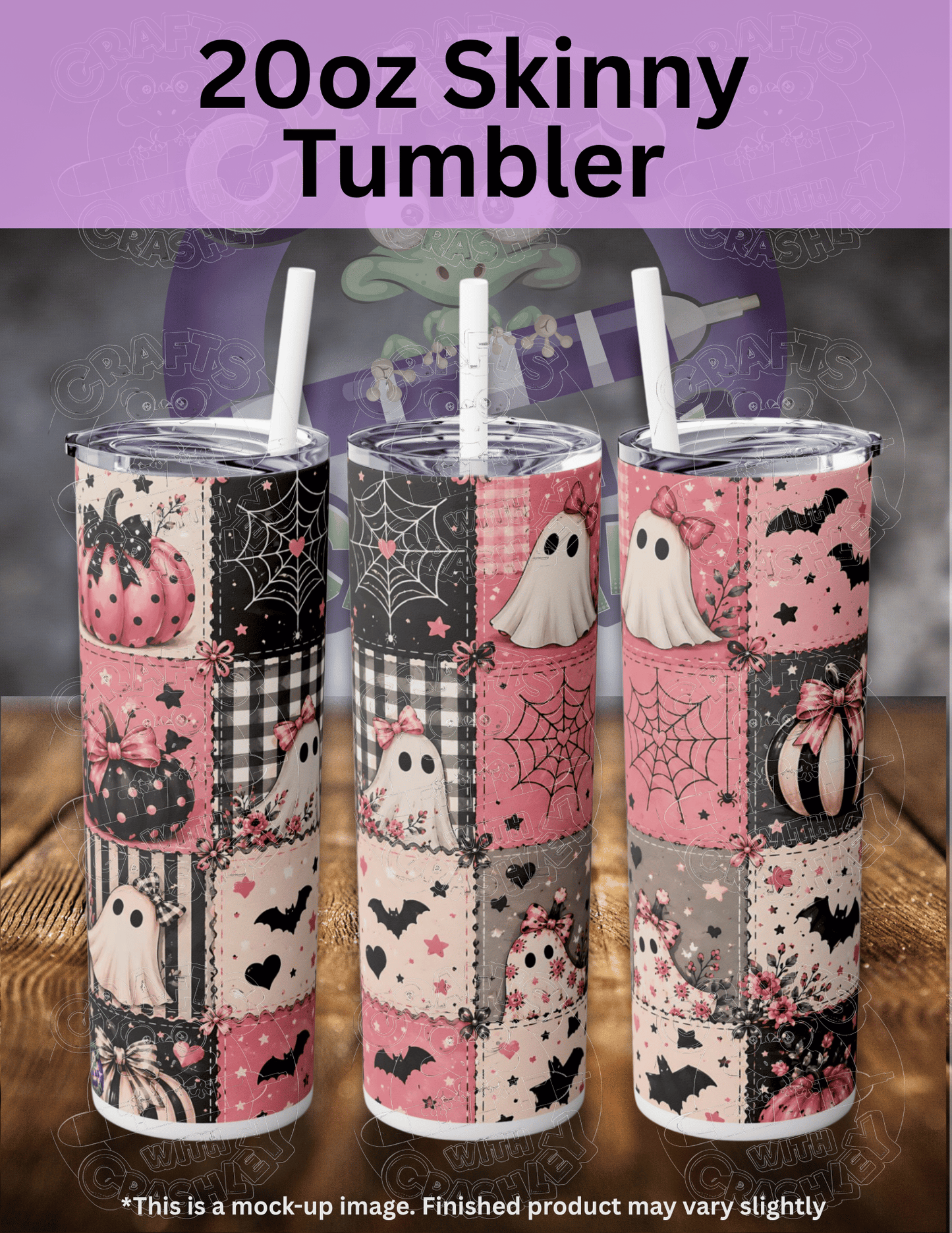"Pink Halloween Patchwork" Premium Accessories for Diamond Painting