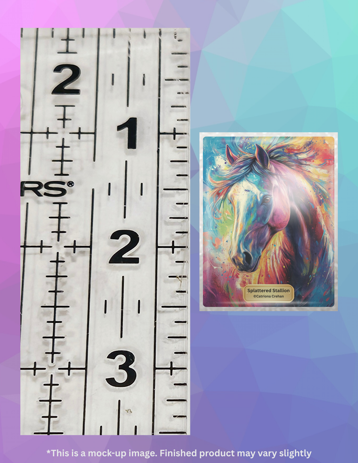 Splattered Stallion by ©Catriona Crehan Limited Edition Coverminder