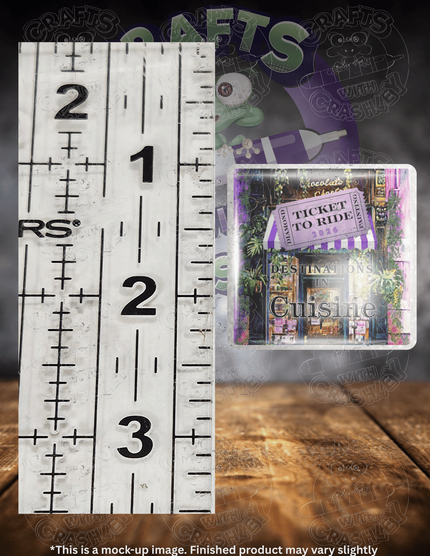 "Ticket to Ride 2026 Chocolatery" Premium Accessories for Diamond Painting