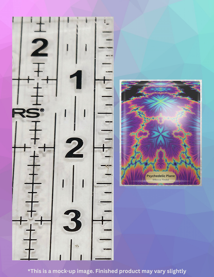 Psychedelic Plane by ©Becca Tindol Limited Edition Coverminder