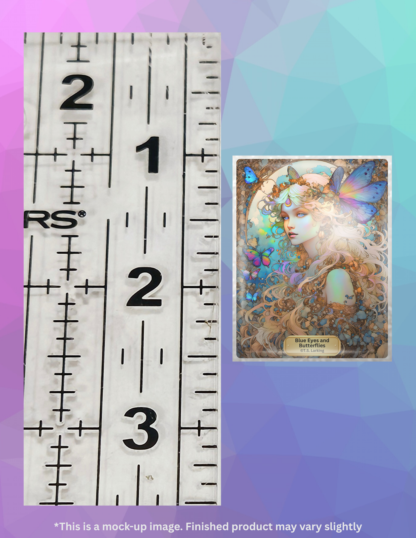 Blue Eyes and Butterflies by ©T.S. Larking Limited Edition Coverminder