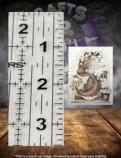 "Hot Cocoa n' S'mores Lil Dragon" by ©Sheena Pike Premium Accessories for Diamond Painting