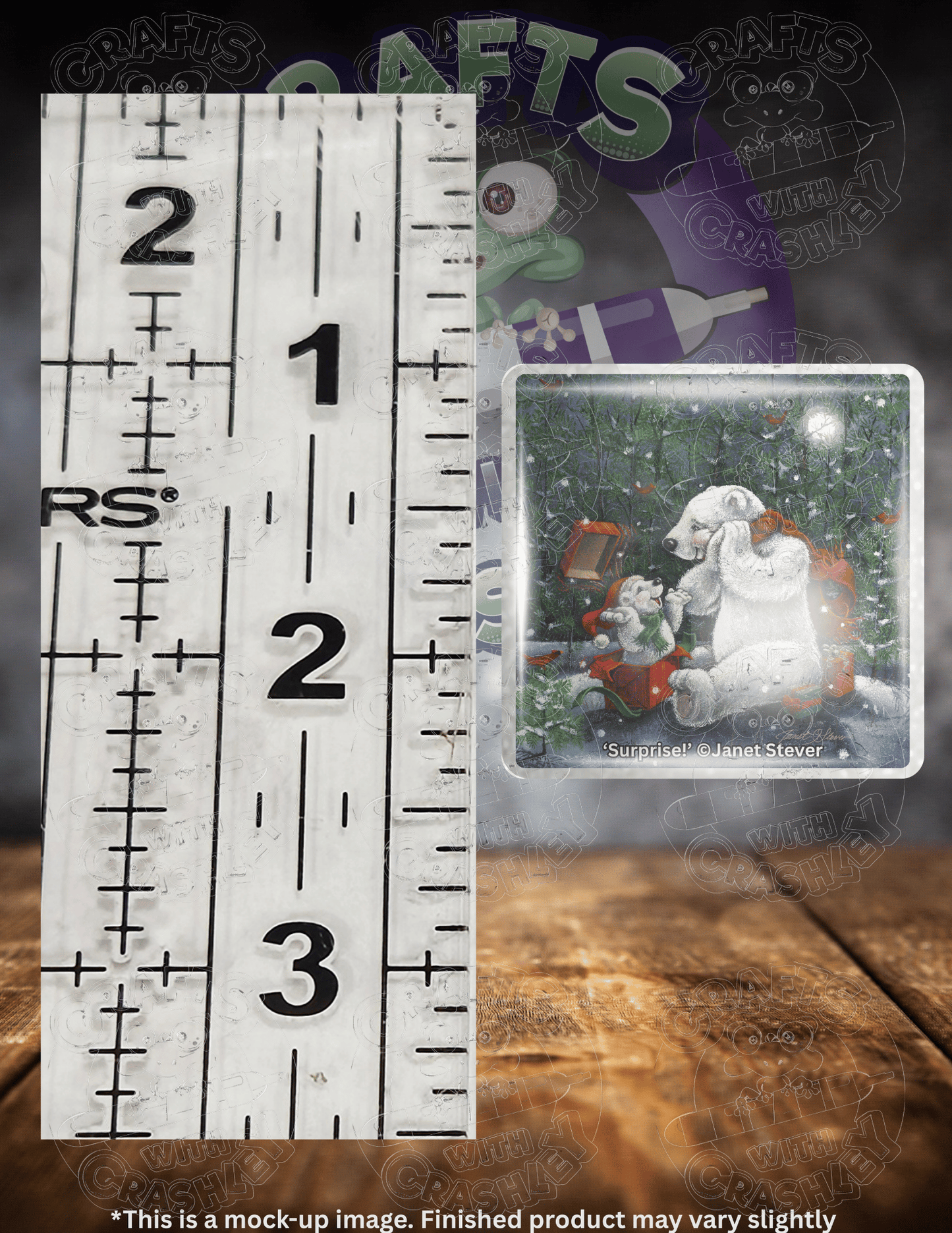 "Surprise!" by ©Janet Stever Premium Accessories for Diamond Painting