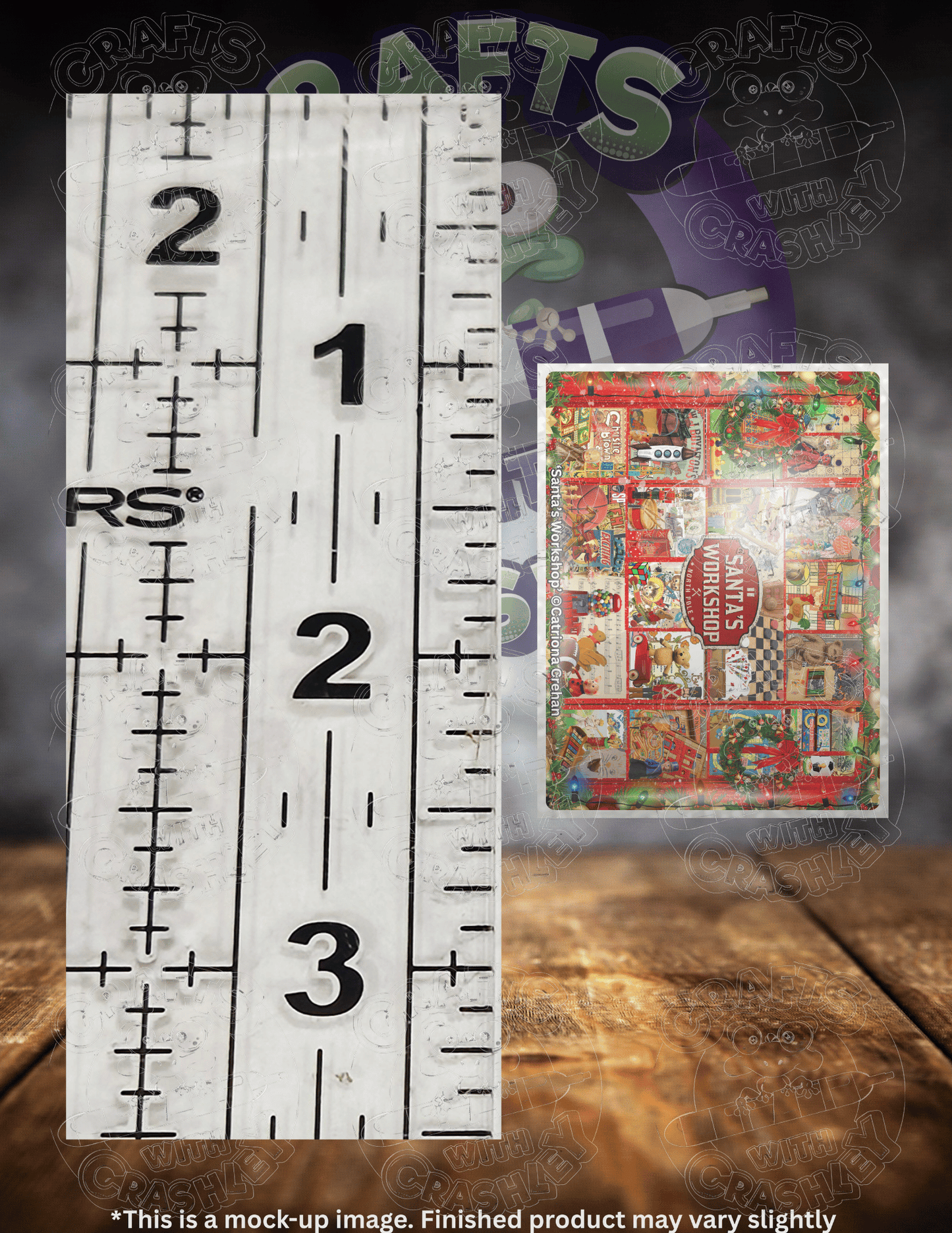 "Santa's Workshop" by ©Catriona Crehan Premium Accessories for Diamond Painting