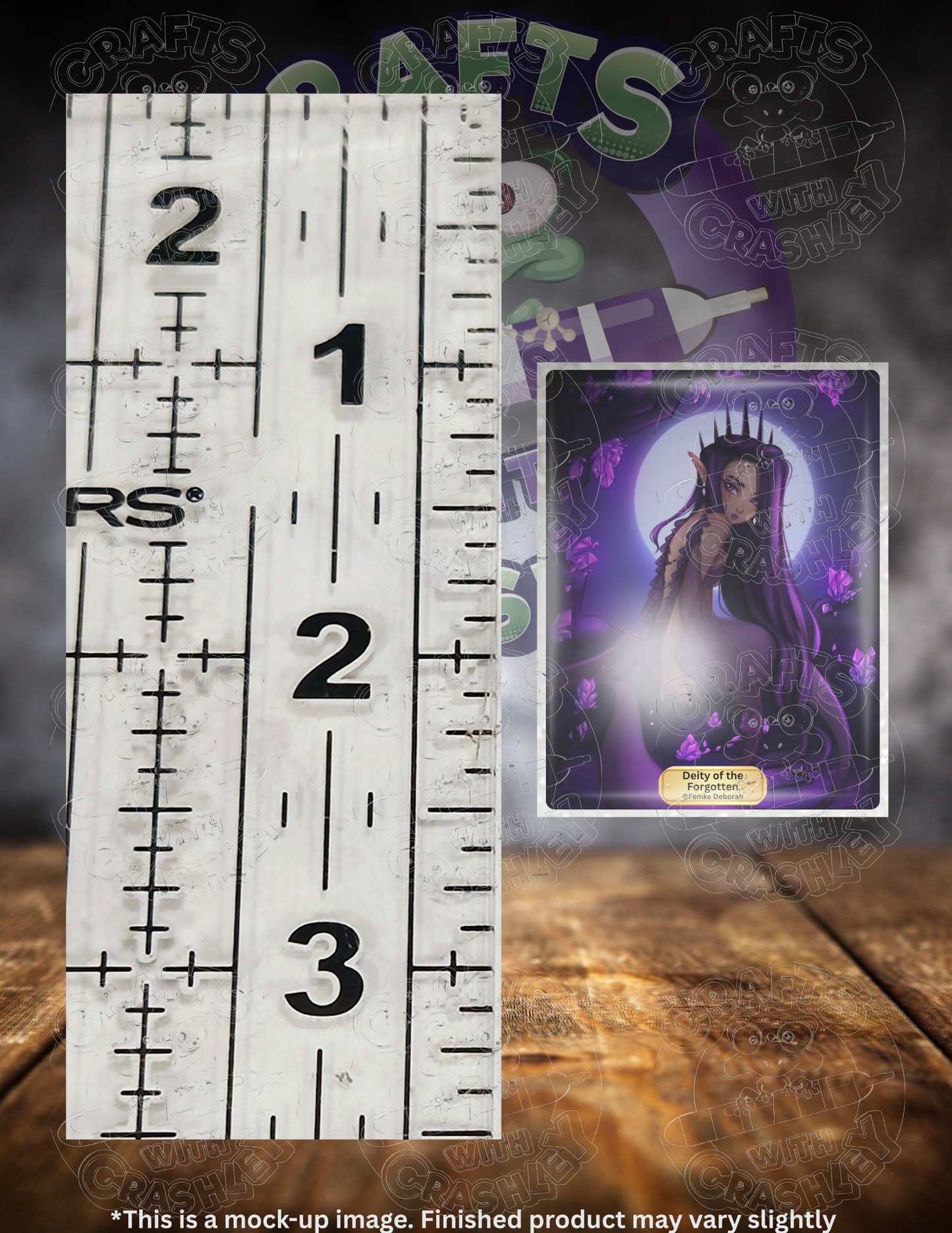 "Deity of the Forgotten" by ©Femke Deborah Premium Accessories for Diamond Painting