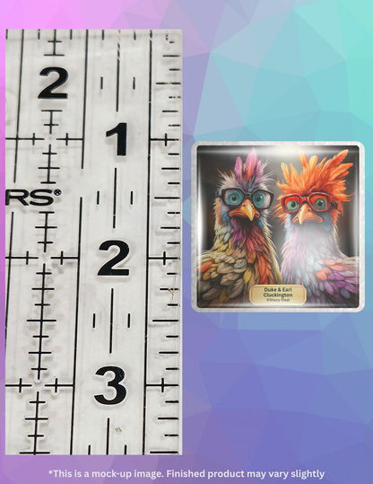 Duke & Earl Cluckington by ©Stacy Deal Limited Edition Coverminder