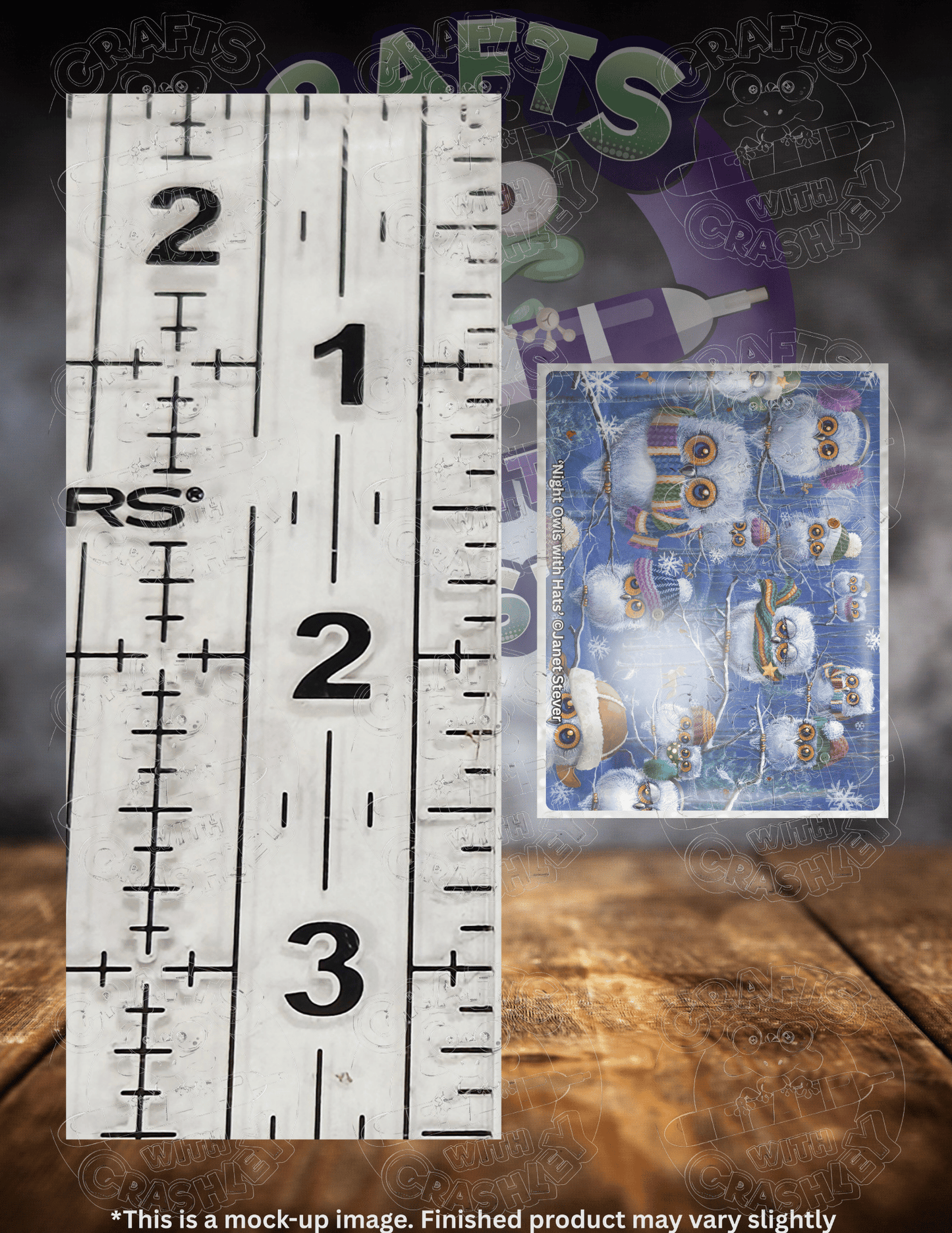 "Night Owls with Hats" by ©Janet Stever Premium Accessories for Diamond Painting