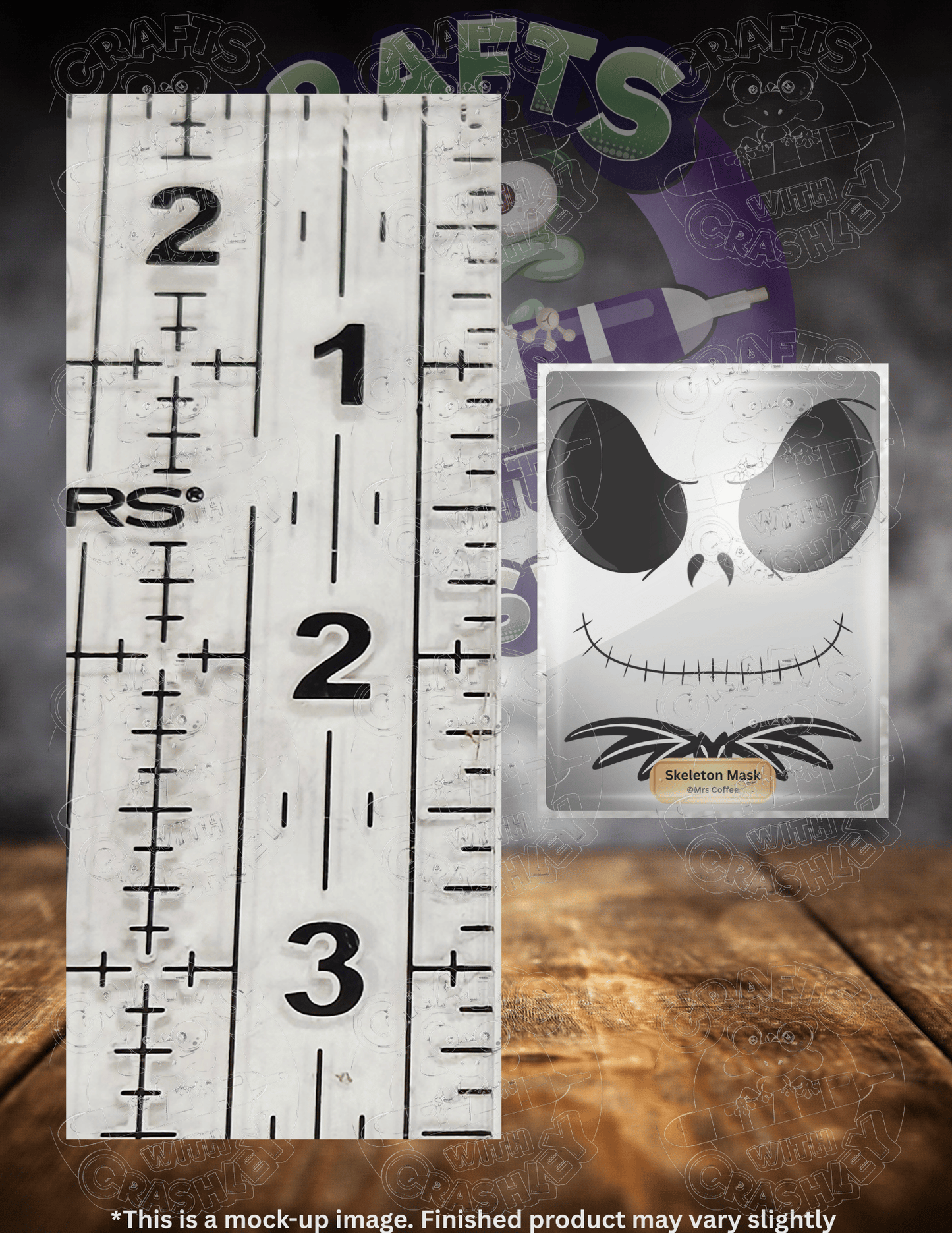 "Skeleton Mask" by ©Mrs Coffee Premium Accessories for Diamond Painting