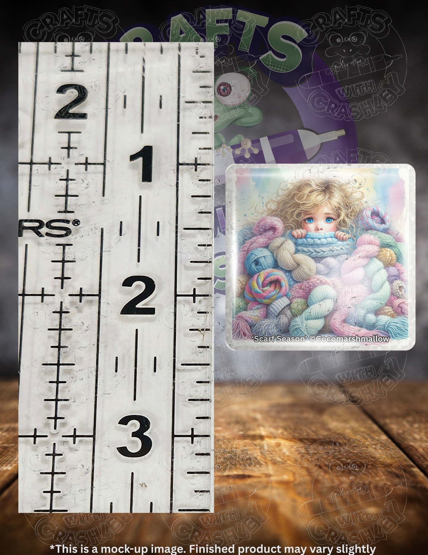 "Scarf Season" by ©Cocomarshmallow Premium Accessories for Diamond Painting