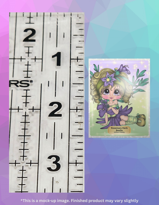 Rosemary Herb Bestie by ©Sherri Baldy Limited Edition Coverminder