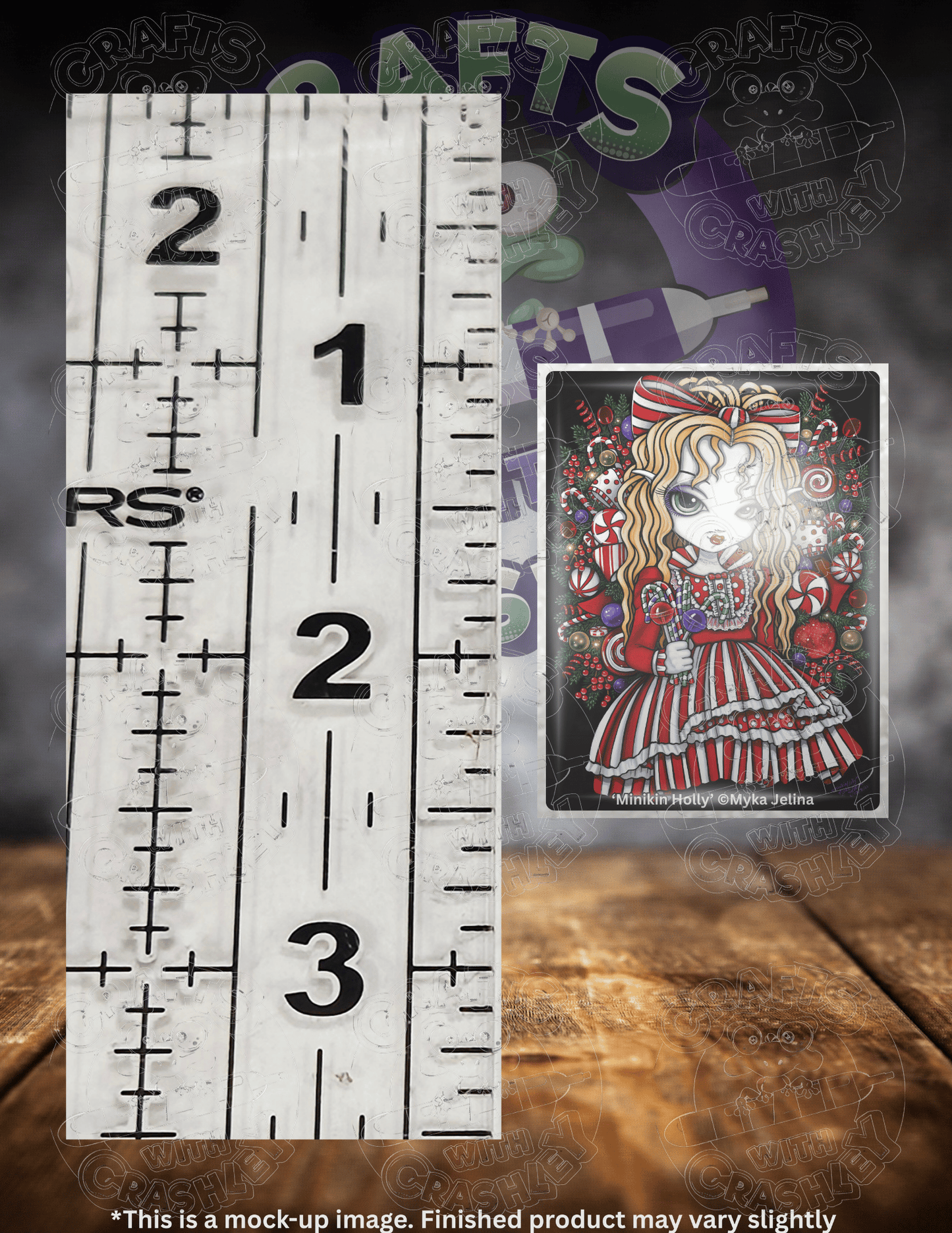 "Minikin Holly" by ©Myka Jelina Premium Accessories for Diamond Painting