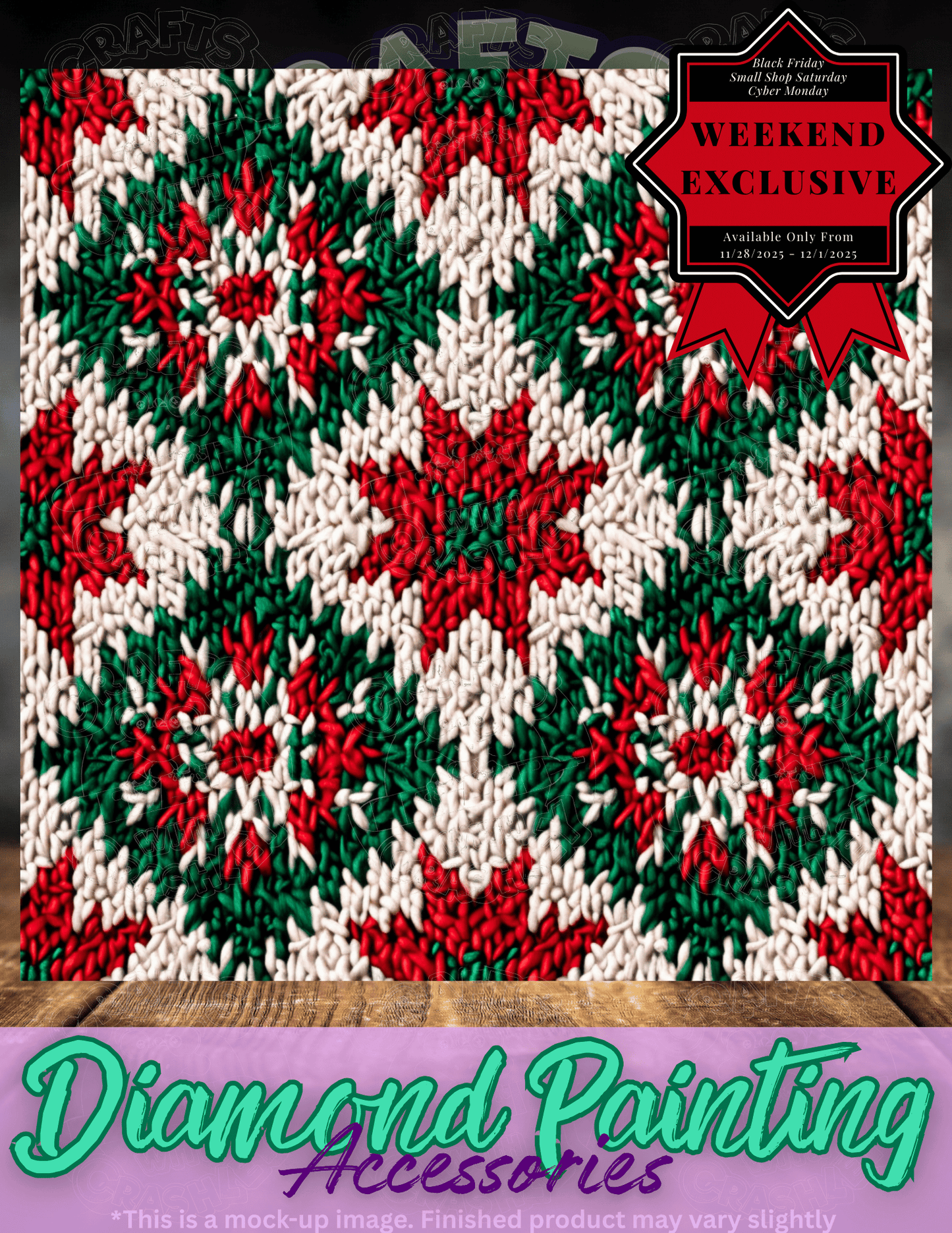 "Holiday Crochet" Premium Accessories for Diamond Painting