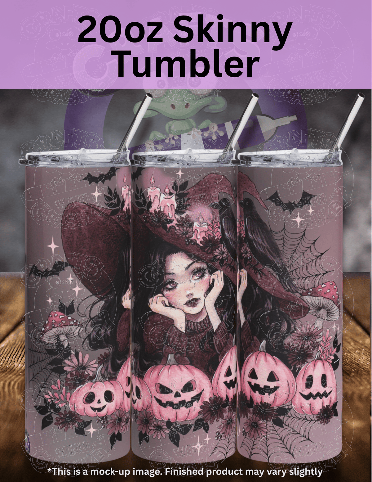 "Pink Halloween" by ©Aria Illustration Premium Accessories for Diamond Painting