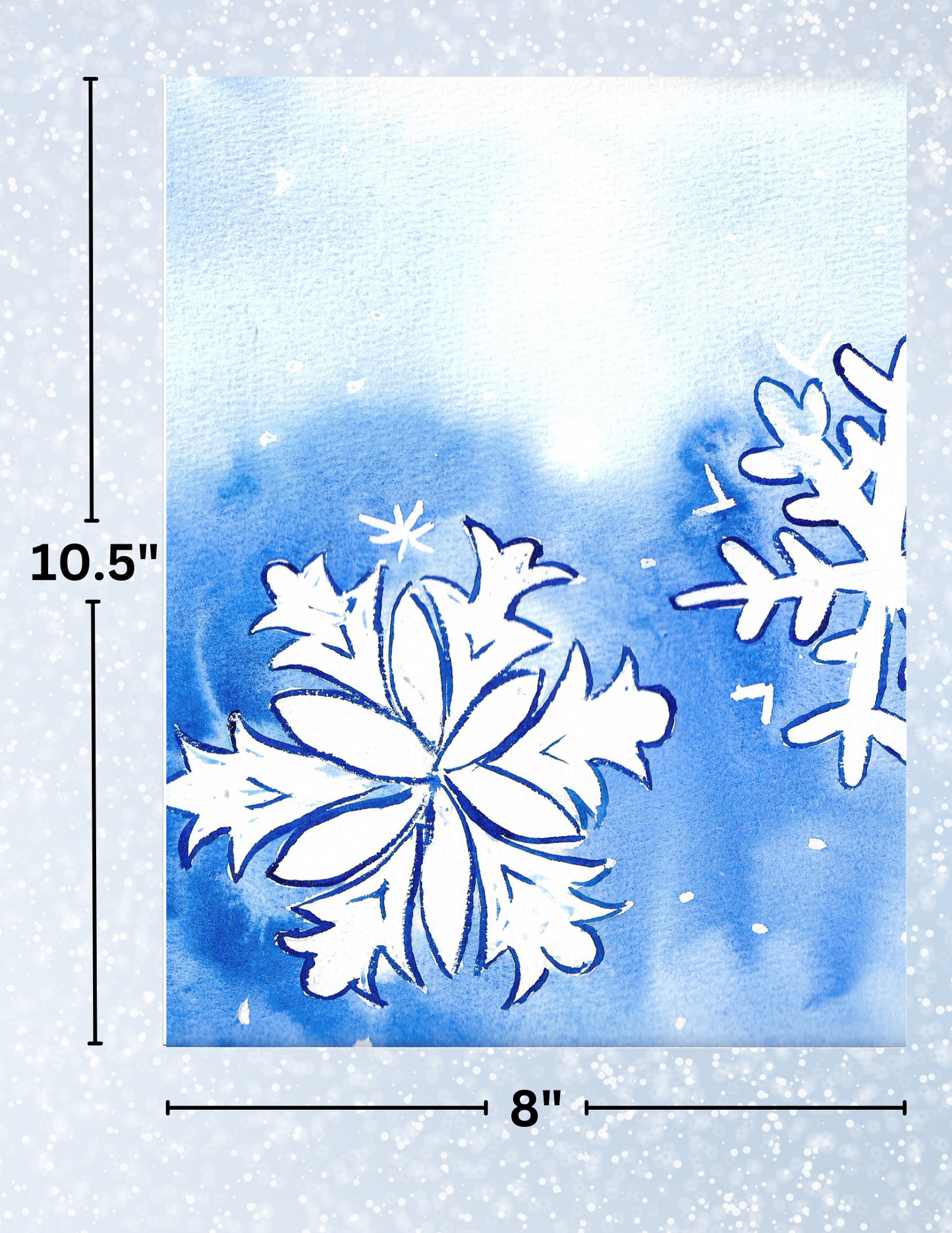 "Snowflakes" By Crafting Journey Decorative Diamond Painting Release Papers