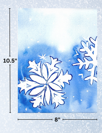 "Snowflakes" By Crafting and Crime Daily Decorative Diamond Painting Release Papers
