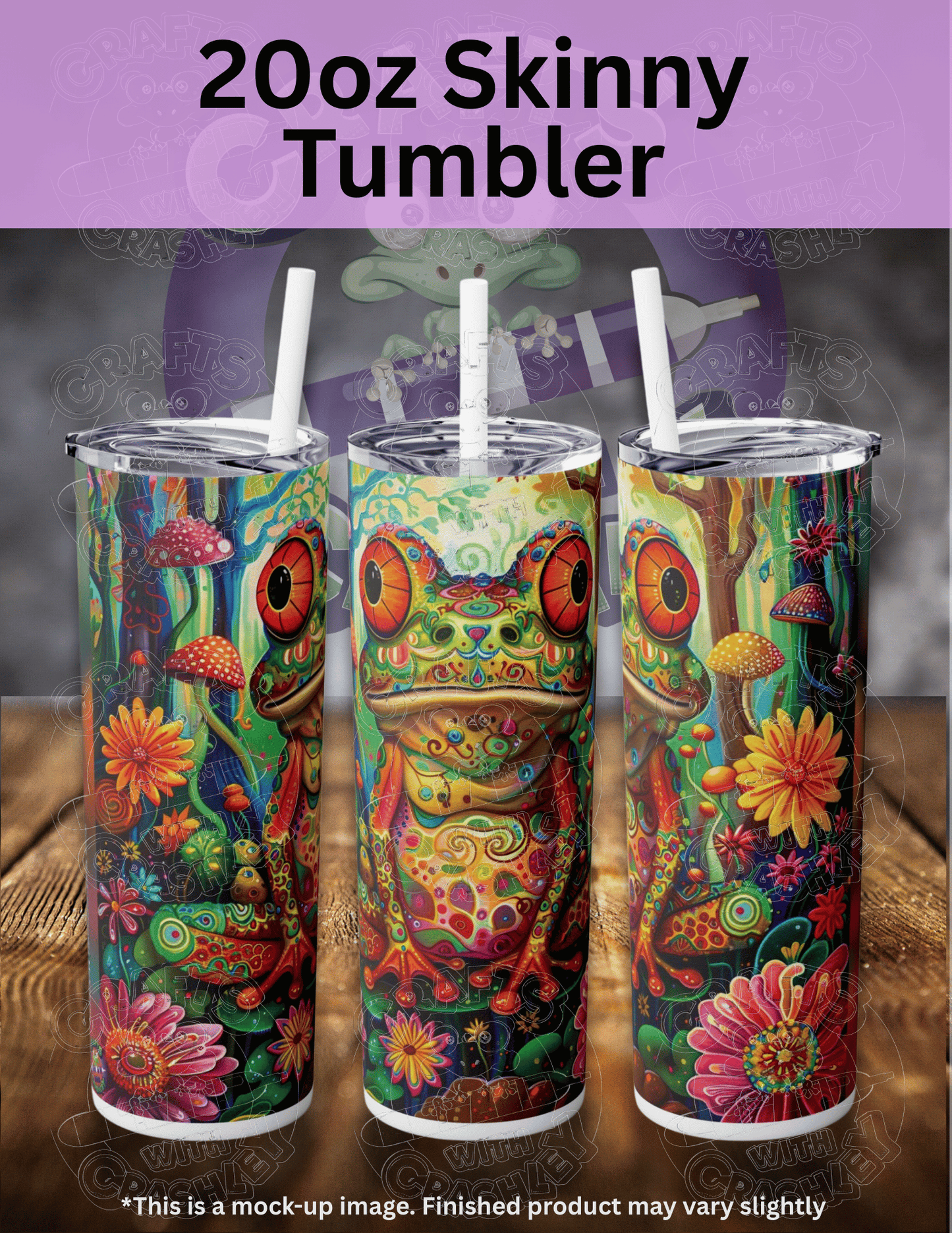 "Frog Yoga" by ©Claudia McKinney Premium Accessories for Diamond Painting