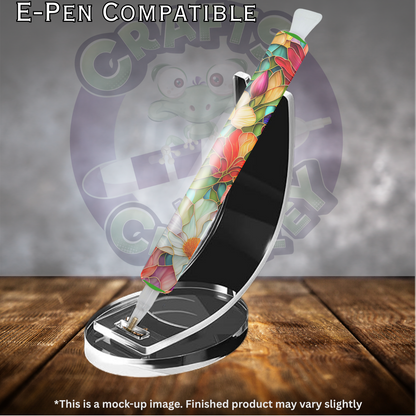 Stained Glass Flower Garden by ©Peggy Collins Diamond Painting Pen