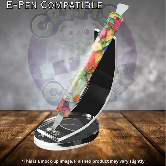 Stained Glass Flower Garden by ©Peggy Collins Diamond Painting Pen