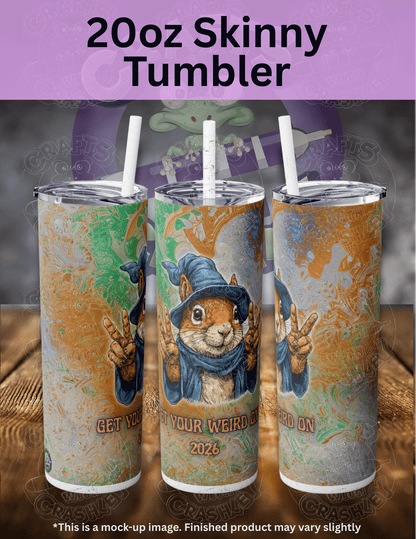 "Get Your Weird On 2026 Squirrel" Premium Accessories for Diamond Painting