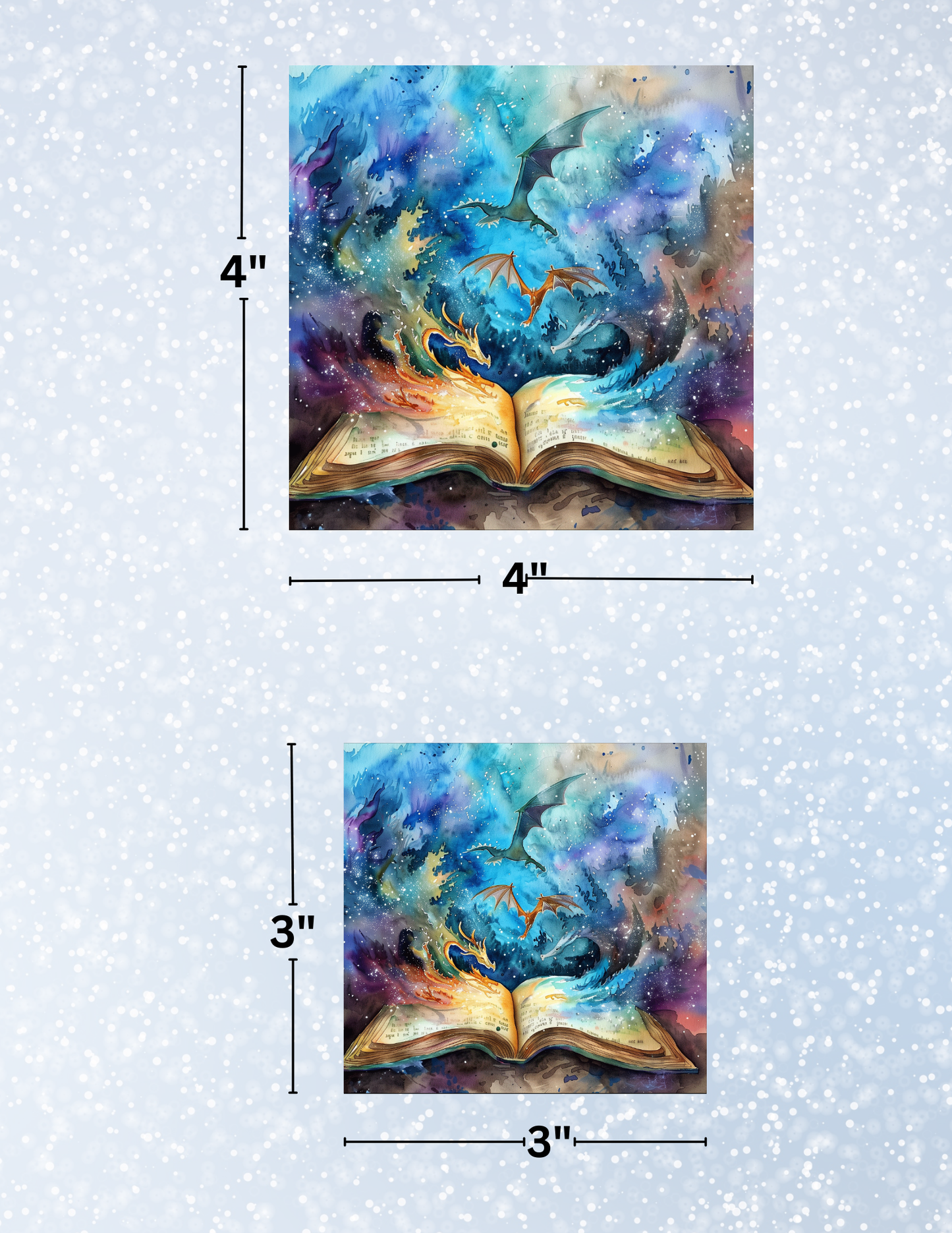 "Dragon Fantasy" Decorative Diamond Painting Release Papers