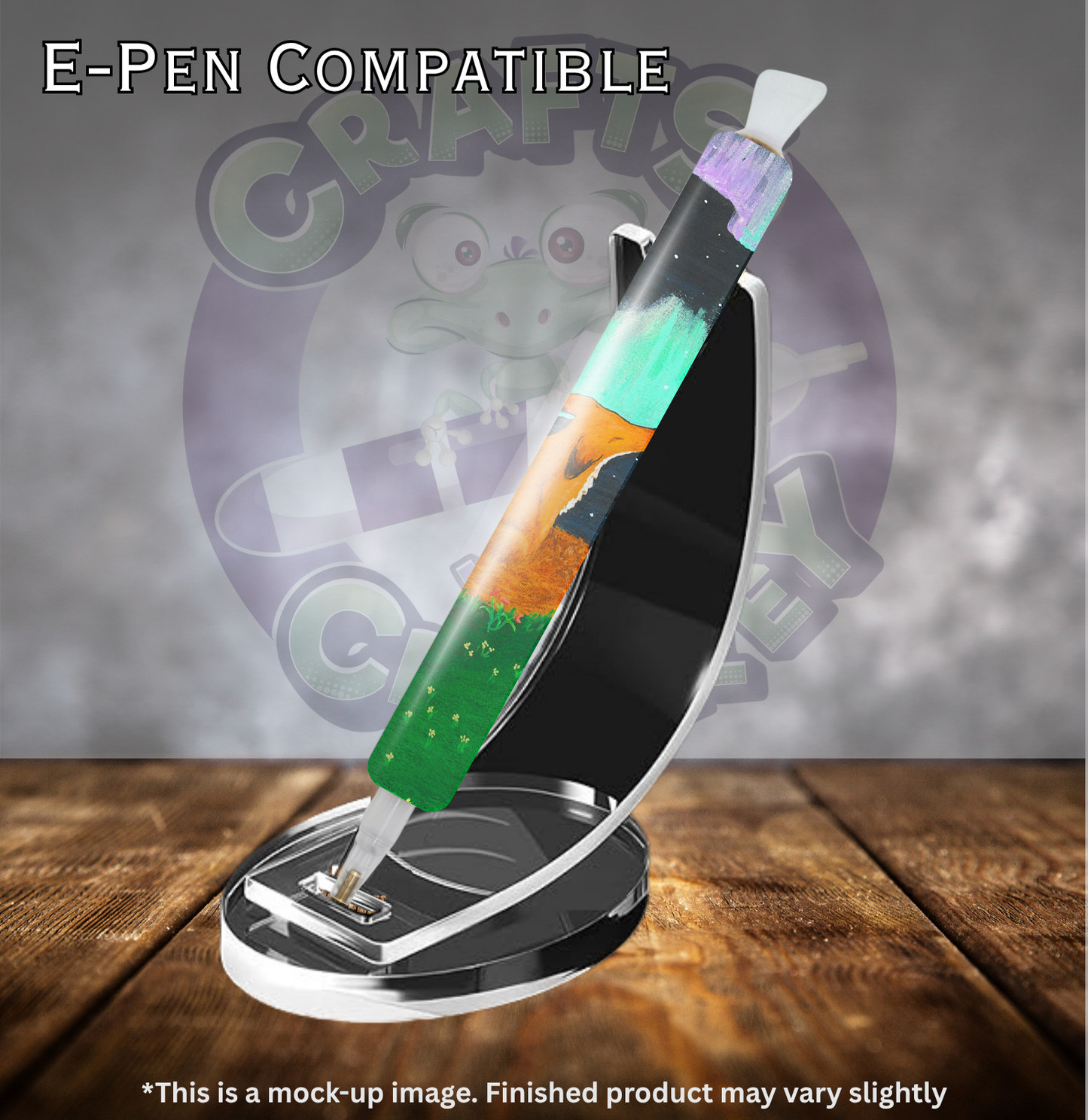 Foxy Neon Night By ©Courtney Lyons Diamond Painting Pen