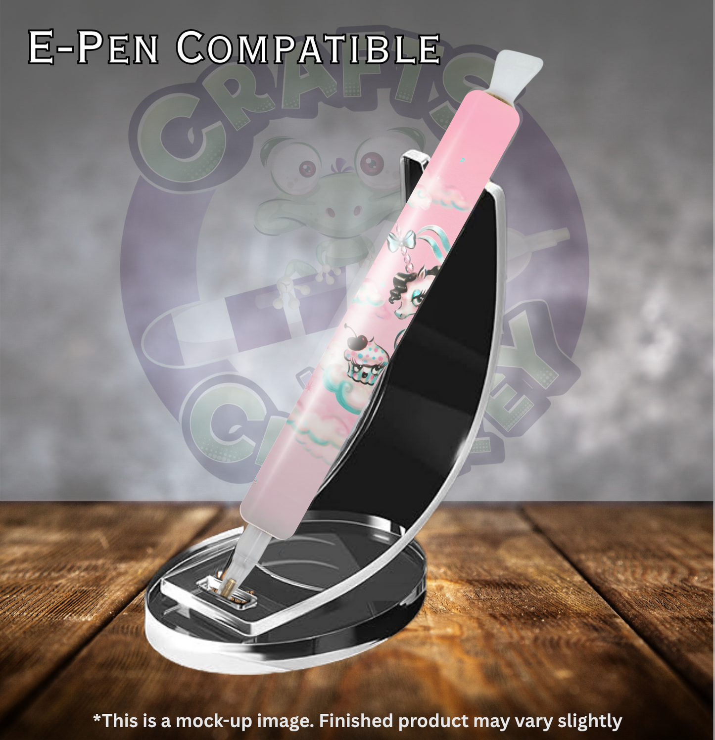 Baby Unicorn Pegasus By ©Miss Fluff Diamond Painting Pen