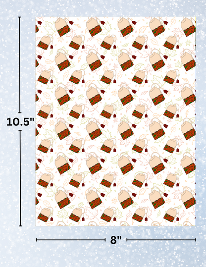 "Pumpkin Spice" by Mrs Coffee Decorative Diamond Painting Release Papers