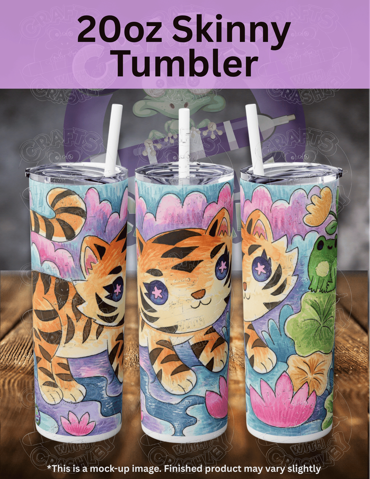 "Tiger Lilly Pond" by ©Jeremiah Ketner Premium Accessories for Diamond Painting