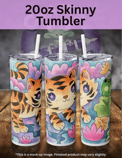 "Tiger Lilly Pond" by ©Jeremiah Ketner Premium Accessories for Diamond Painting