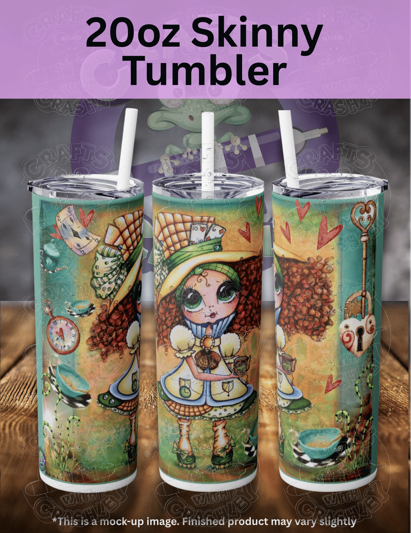 "Down the Rabbit Hole Mad Hatter Bestie" by ©Sherri Baldy Premium Accessories for Diamond Painting