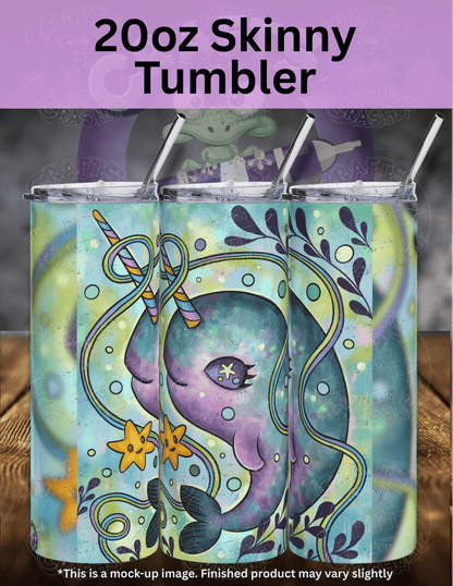 "Rainbow Narwhal" by ©Jeremiah Ketner Premium Accessories for Diamond Painting