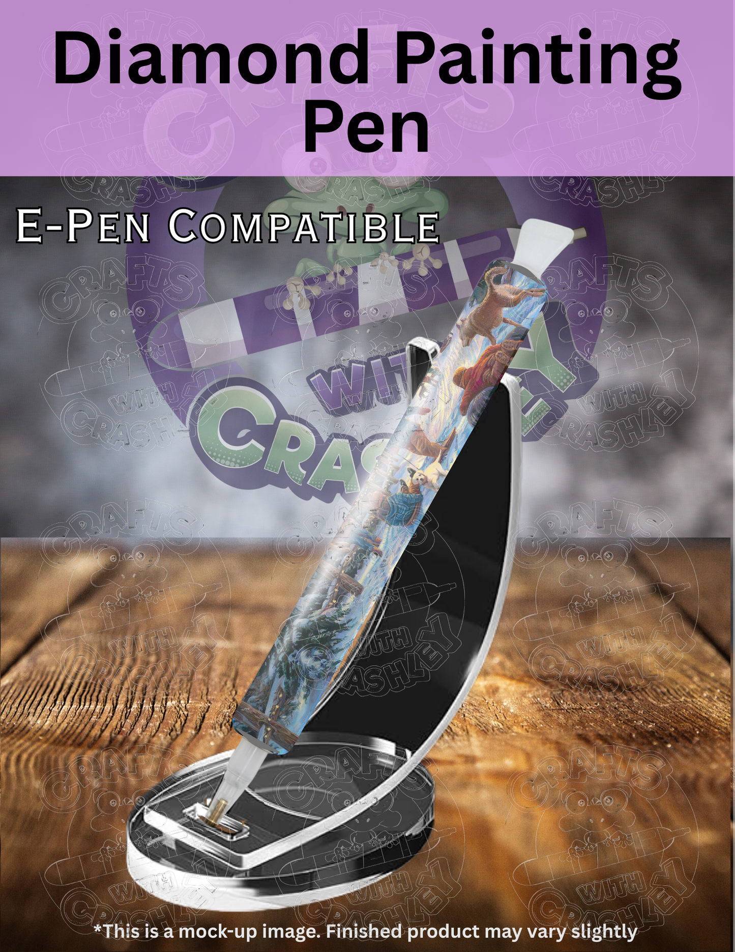 "Sledding to Town" by ©Chuck Pinson Premium Accessories for Diamond Painting