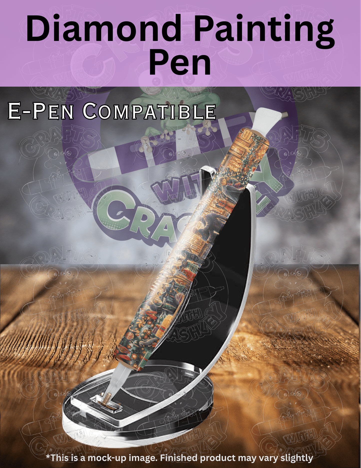 "Christmas at Town Square" by ©Chuck Pinson Premium Accessories for Diamond Painting