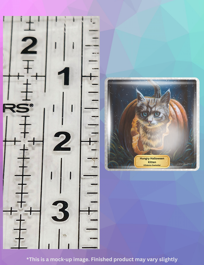 Hungry Halloween Kitten by ©Dakota Daetwiler Limited Edition Coverminder