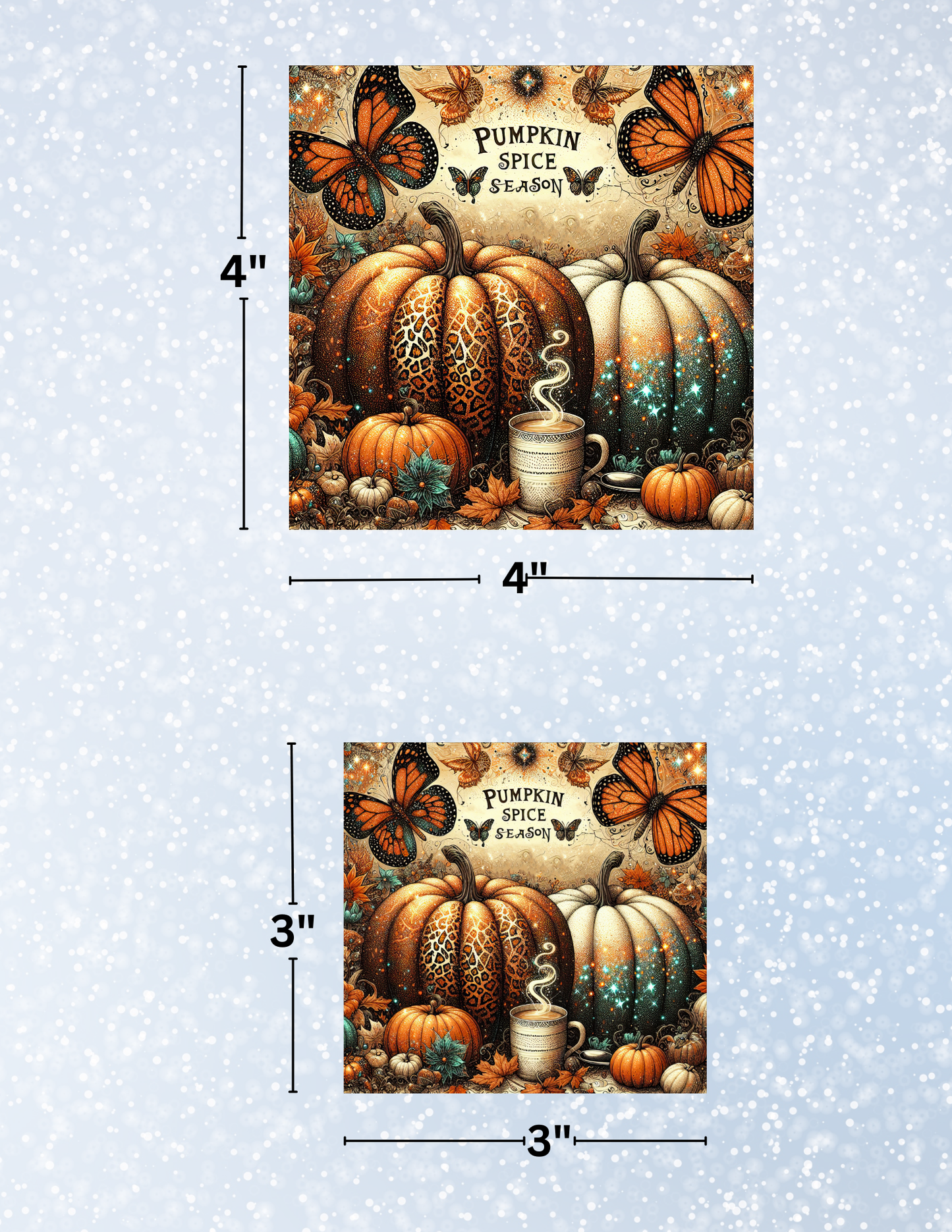 "Pumpkin Spice Season" Decorative Diamond Painting Release Papers