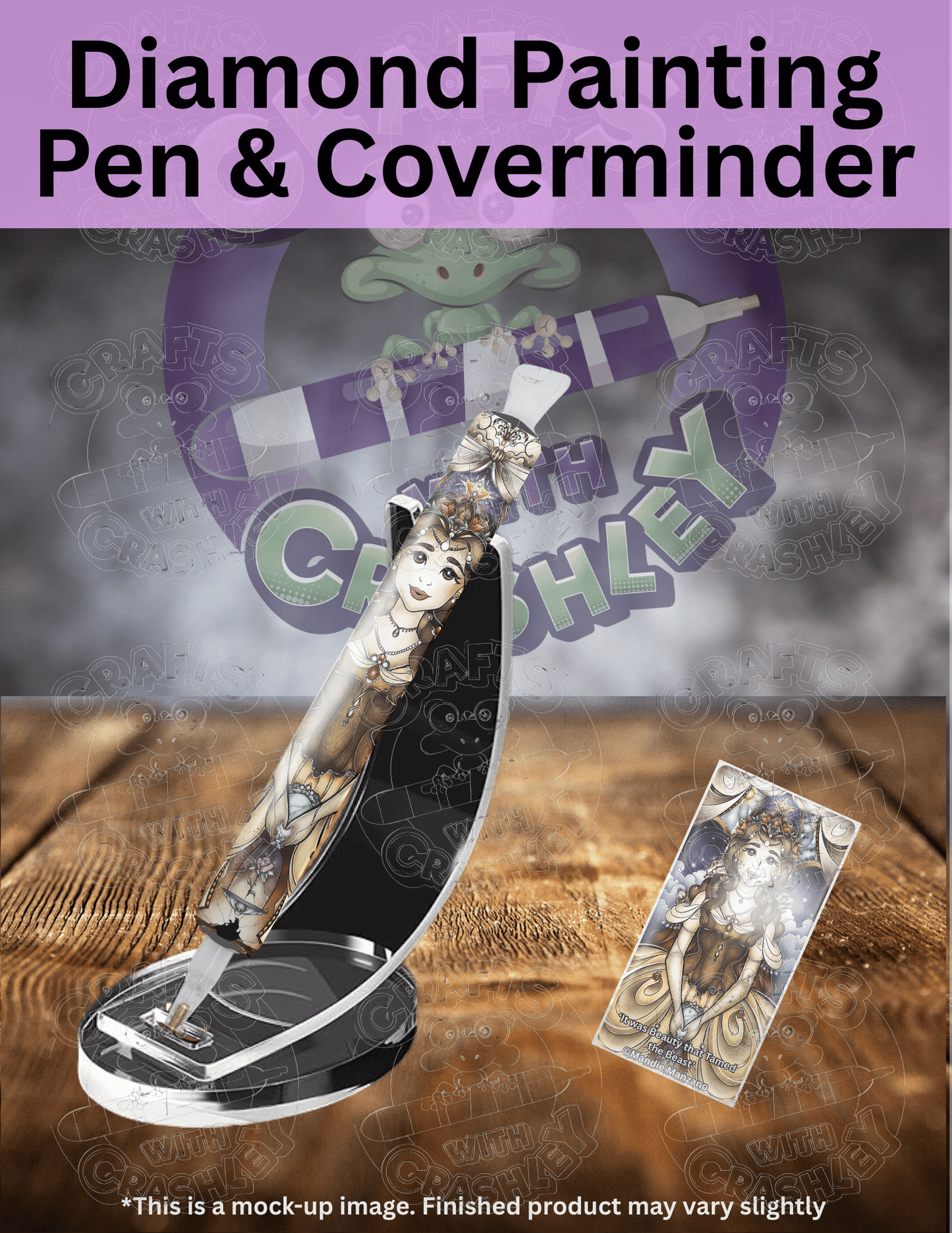 "It was Beauty that Tamed the Beast" by ©Mandie Manzano Premium Accessories for Diamond Painting