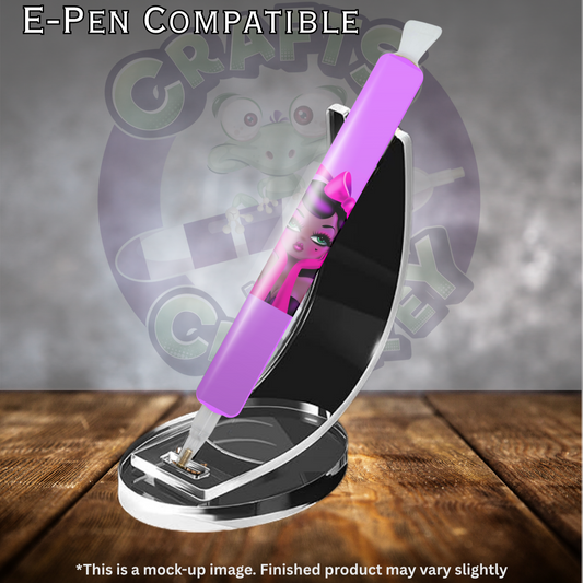 Glamour Doll on Violet by ©Miss Fluff Diamond Painting Pen