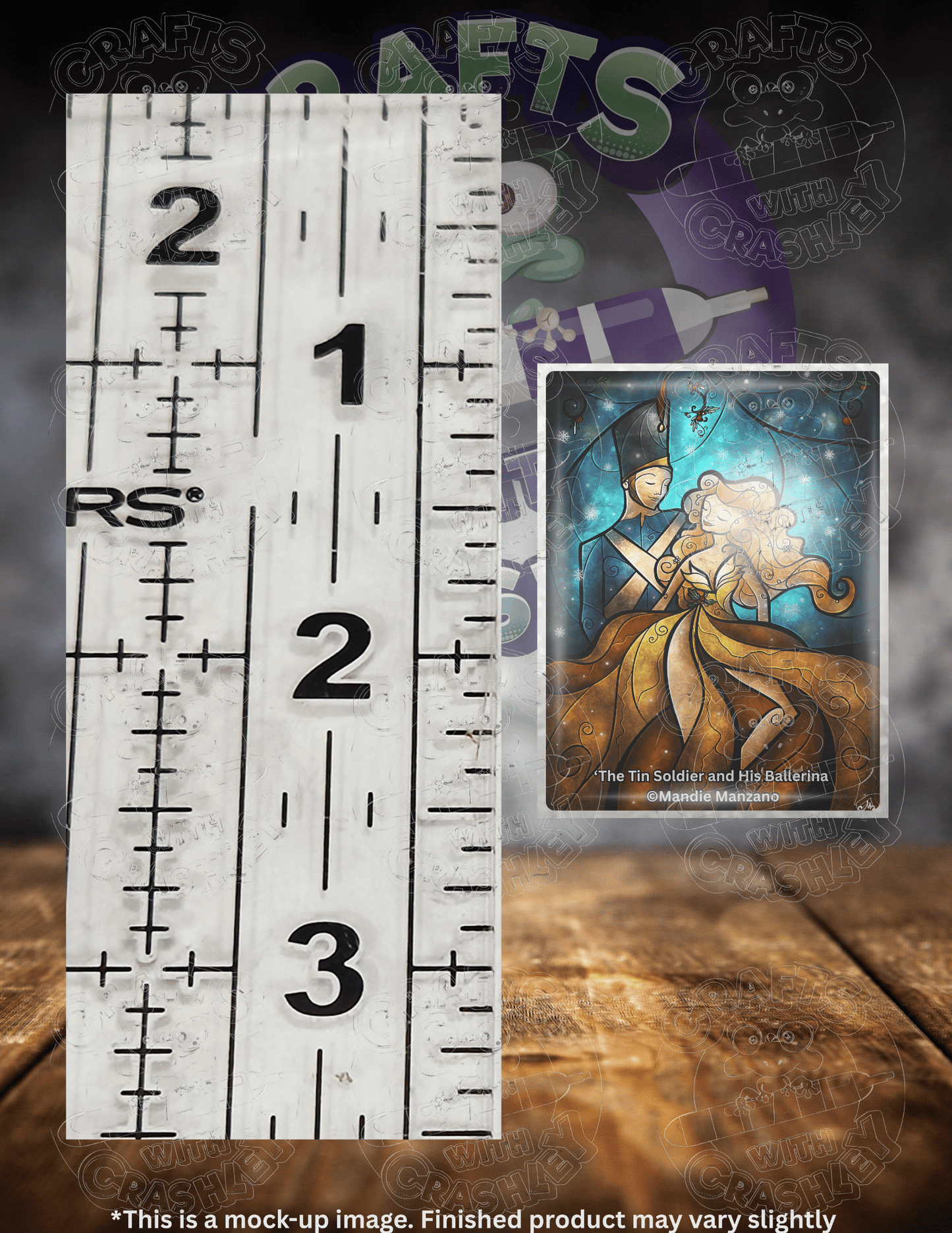 "The Tin Soldier and his Ballerina" by ©Mandie Manzano Premium Accessories for Diamond Painting