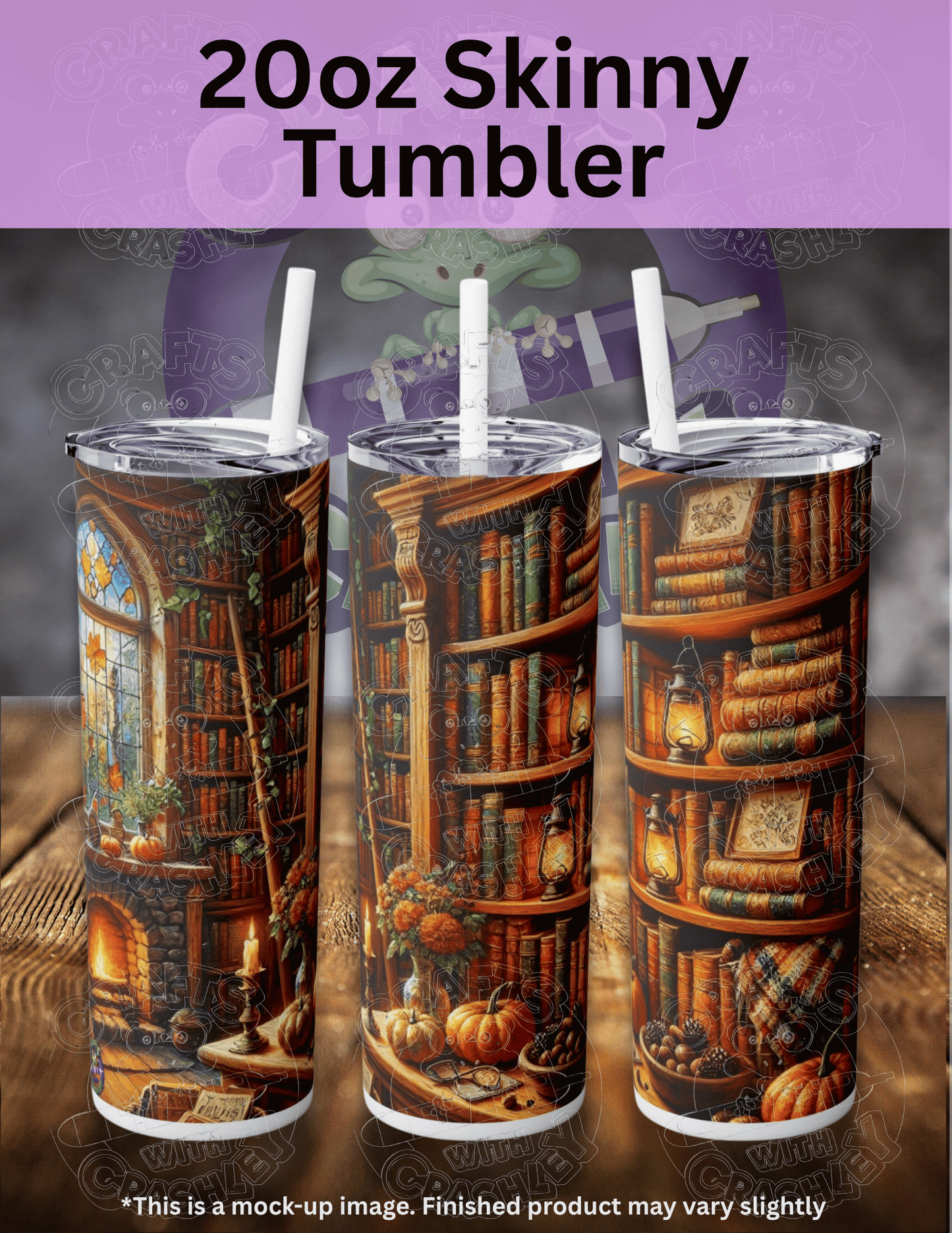 "Firelight Book Nook" Premium Accessories for Diamond Painting