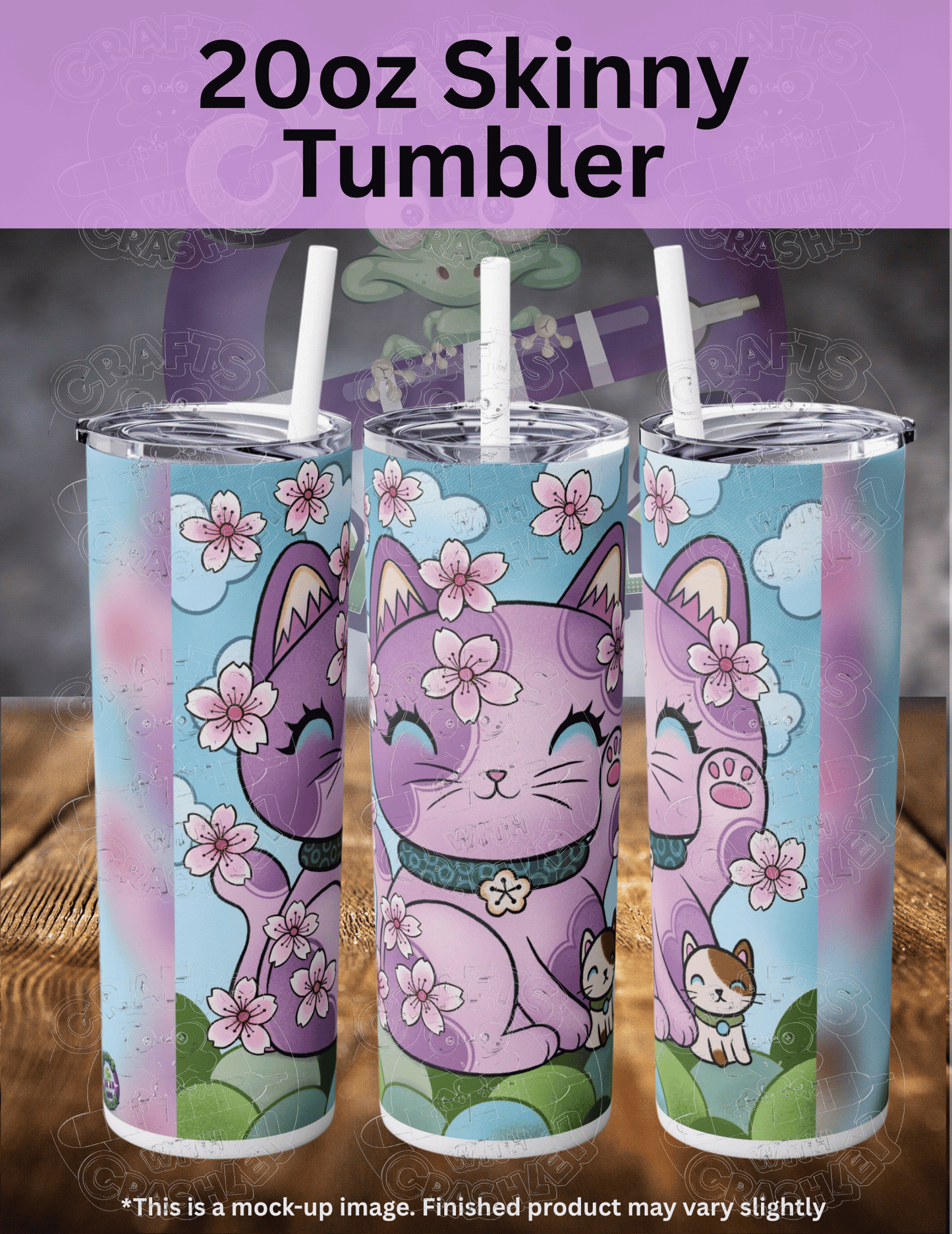 "Lucky Cat Sakura" by ©Jeremiah Ketner Premium Accessories for Diamond Painting