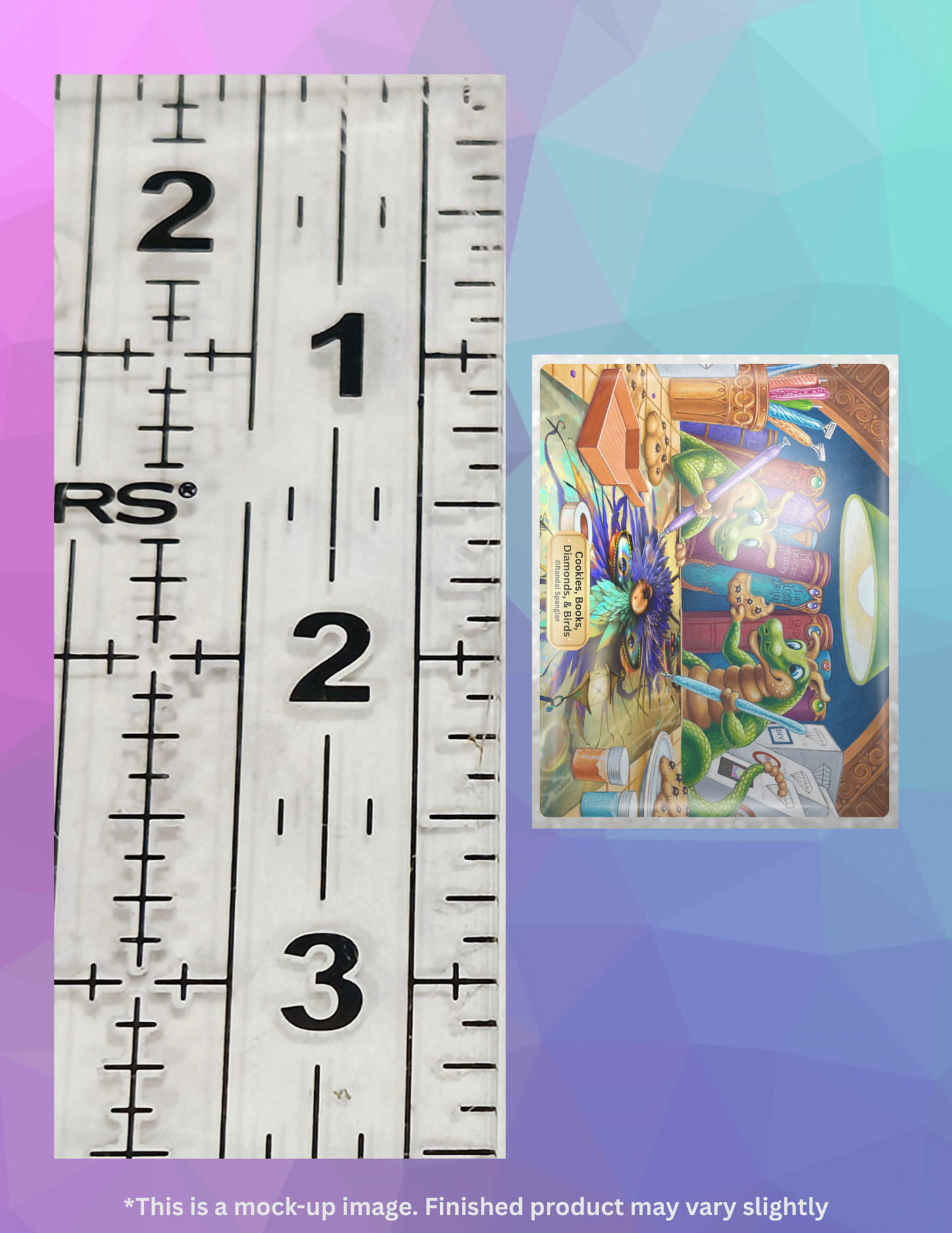 Cookies, Books, Diamonds, & Birds by ©Randal Spangler Limited Edition Coverminder